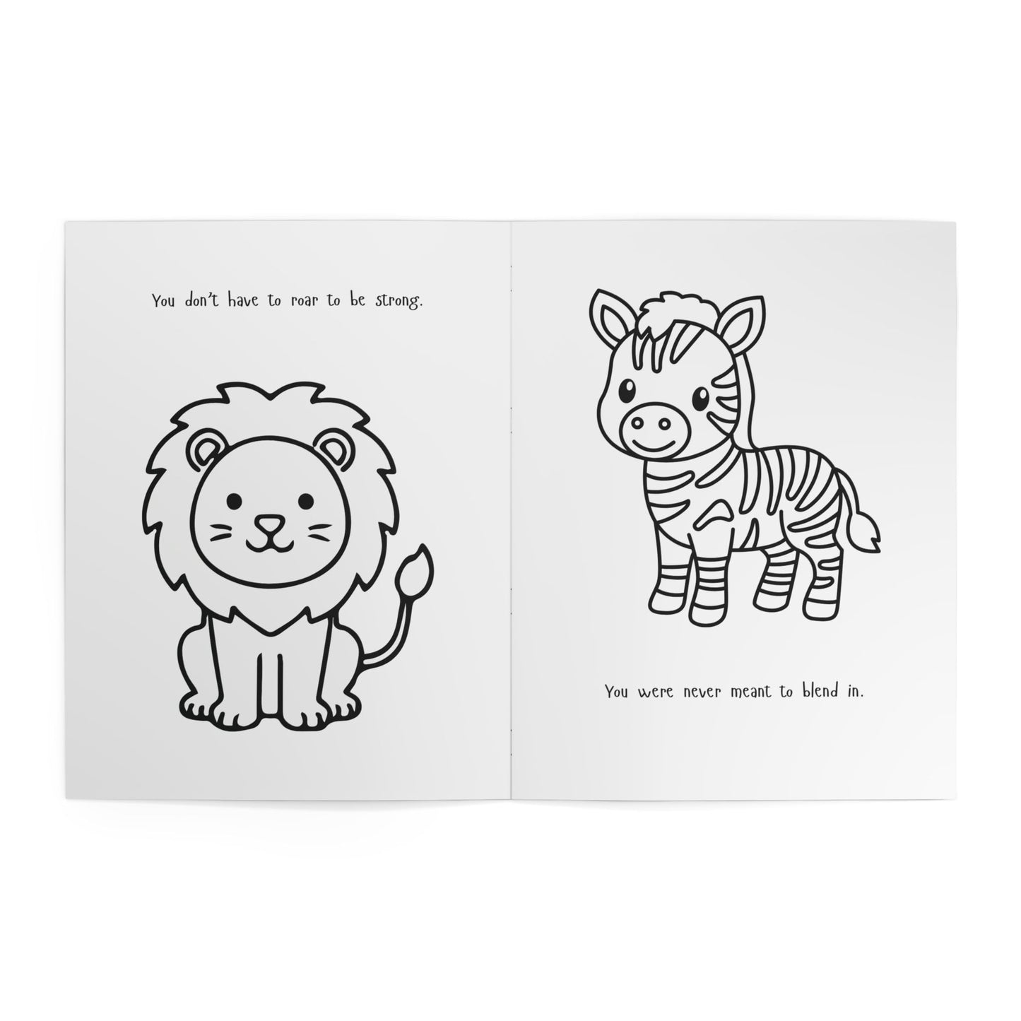 Little Animal Pep Talks: Affirmation Coloring Book