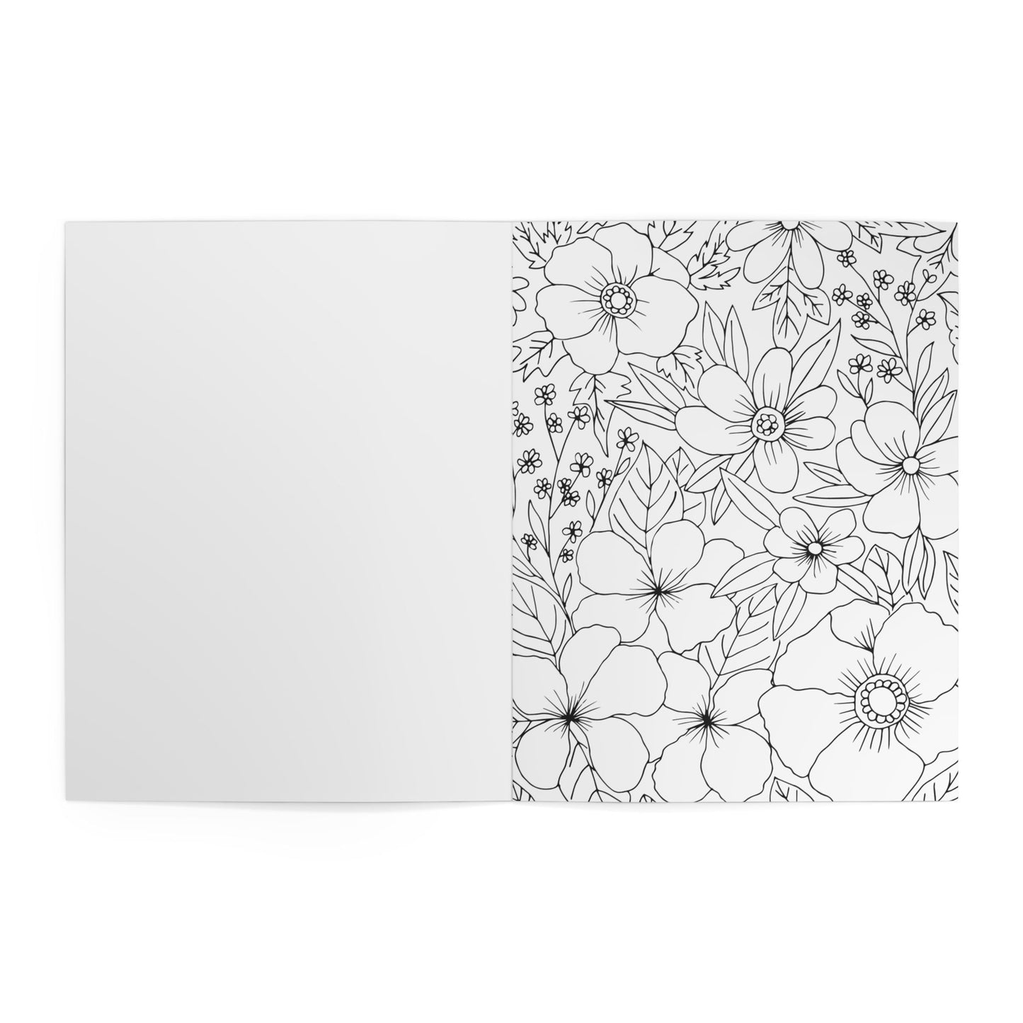 Bloom Awhile Floral Coloring Book — Cozy Botanical Pages for Adults & Teens