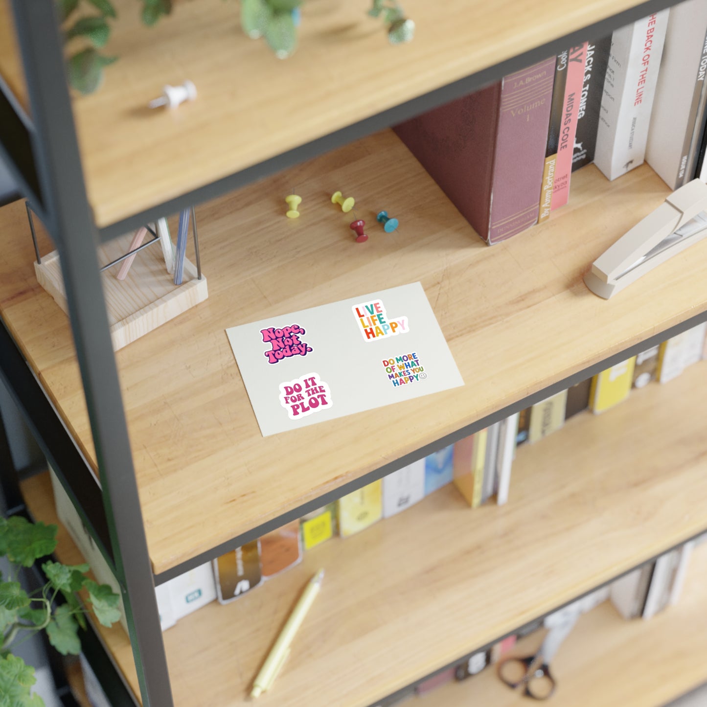 Positive Vibes Sticker Sheet — 4 Stickers