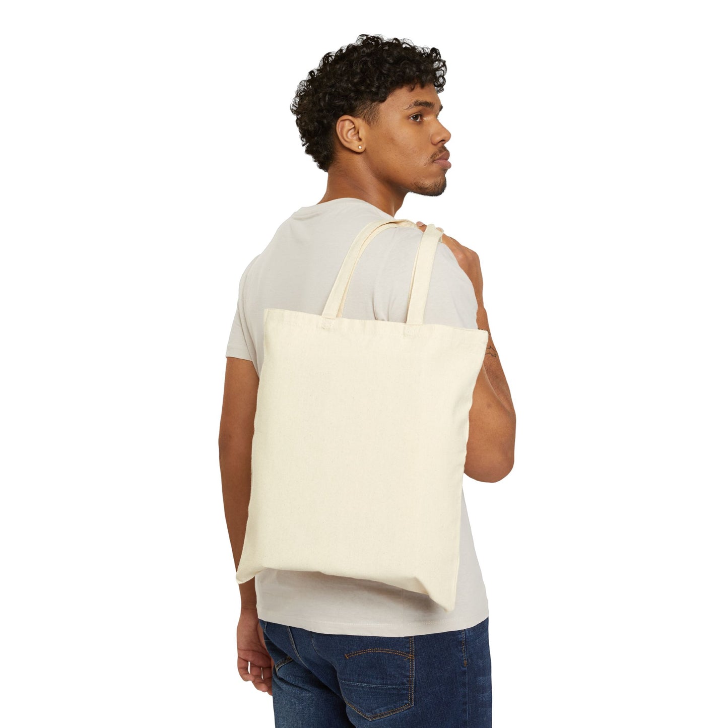 Plant Lover Tote Bag – “We’re All Grown a Different Color” Cotton Canvas Grocery & Market Bag
