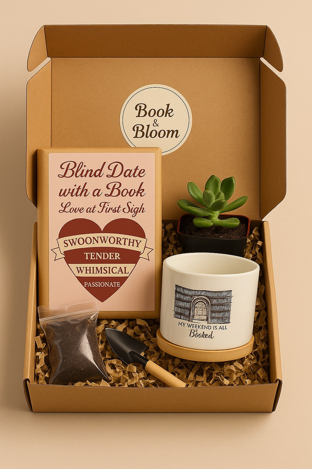 Book & Bloom: A Blind Date with a Book & DIY Plant kit