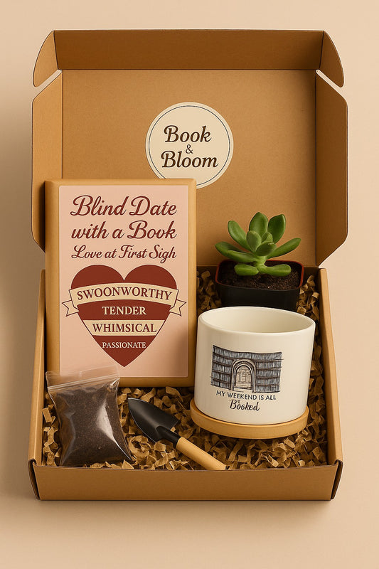 Book & Bloom: A Blind Date with a Book & DIY Plant kit