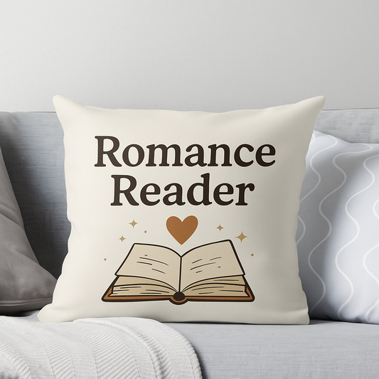 Romance Reader Throw Pillow
