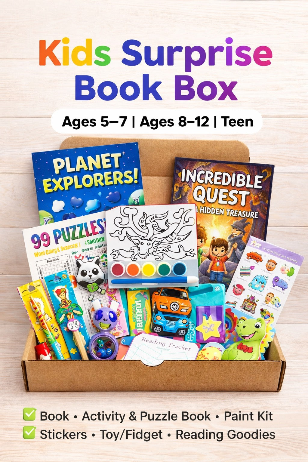 Kids Surprise Book Box