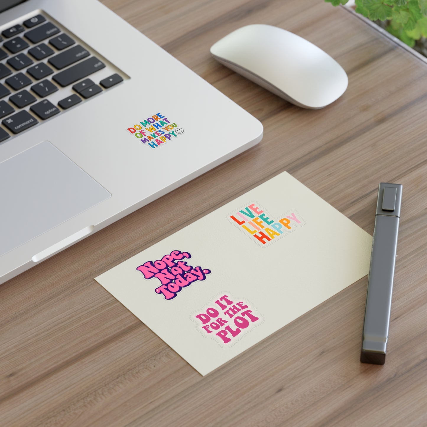 Positive Vibes Sticker Sheet — 4 Stickers
