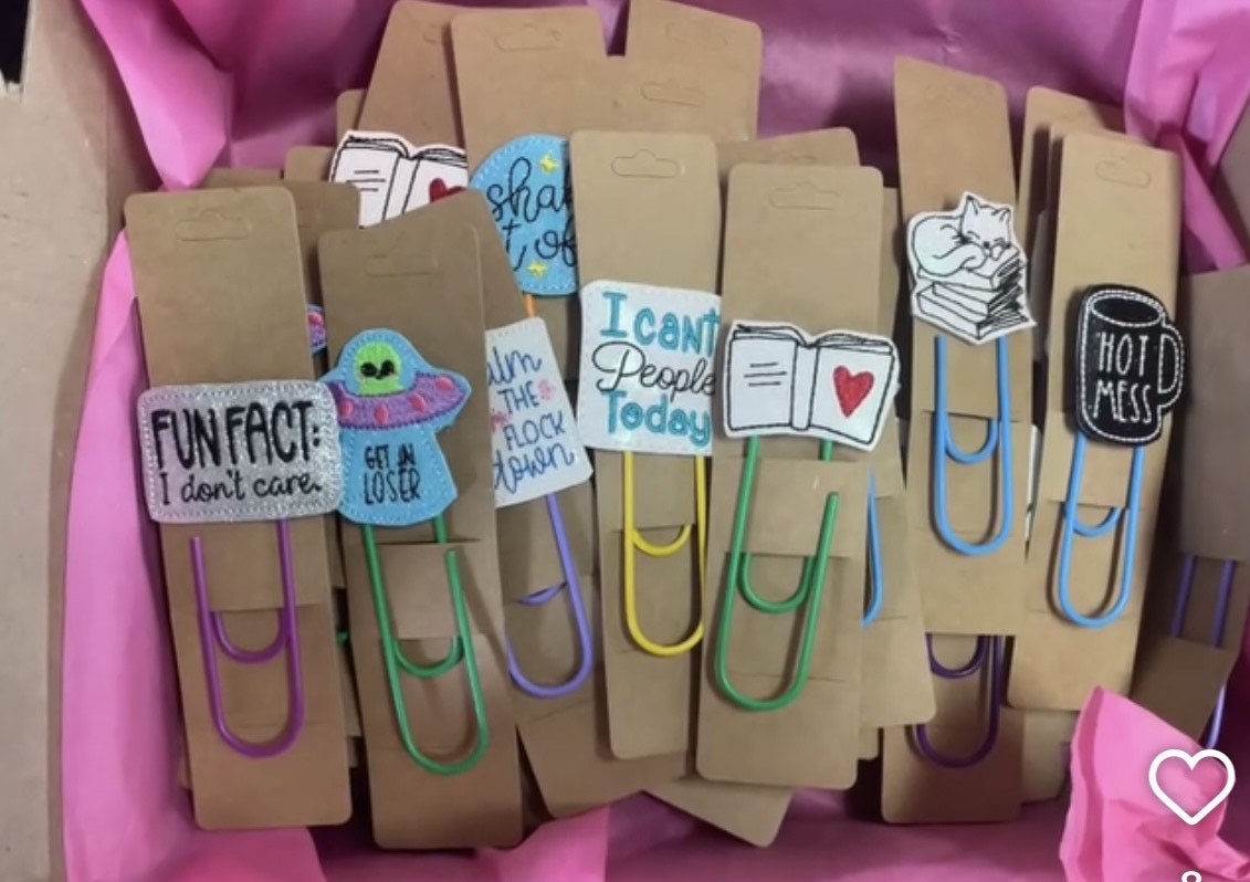 Mystery Bookmark 3 Pack.  Choose your Theme